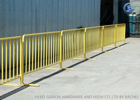 Concrete Portable Crowd Control Barrier Fence  ISO9001 Certified