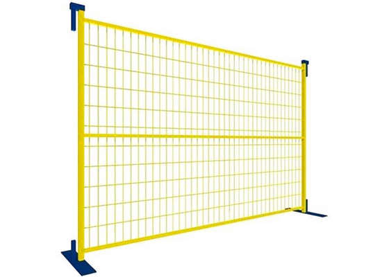 buy Removable Construction Temporary Fencing Stainless Steel With Base Footstop online manufacturer