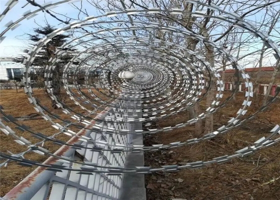 Alambre de la maquinilla de afeitar del acero inoxidable BTO 22, alambre de la cinta de púas de la maquinilla de afeitar para la defensa